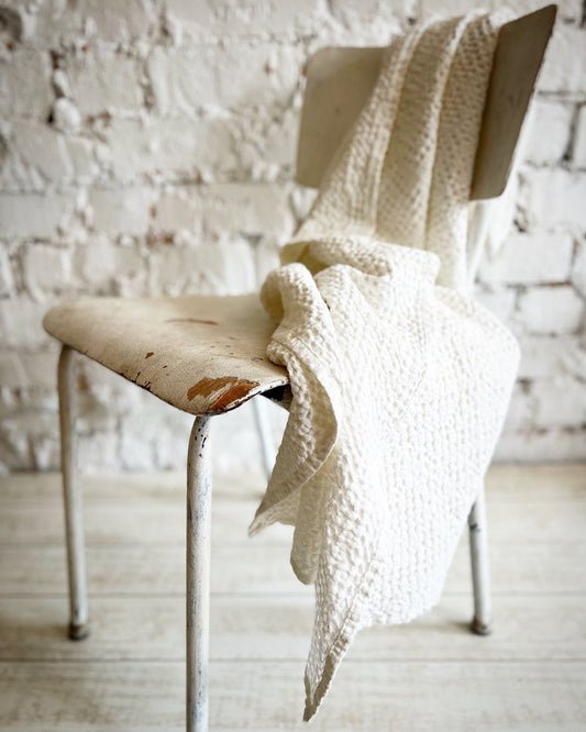 Linen sauna towel / 5 sizes / WHITE