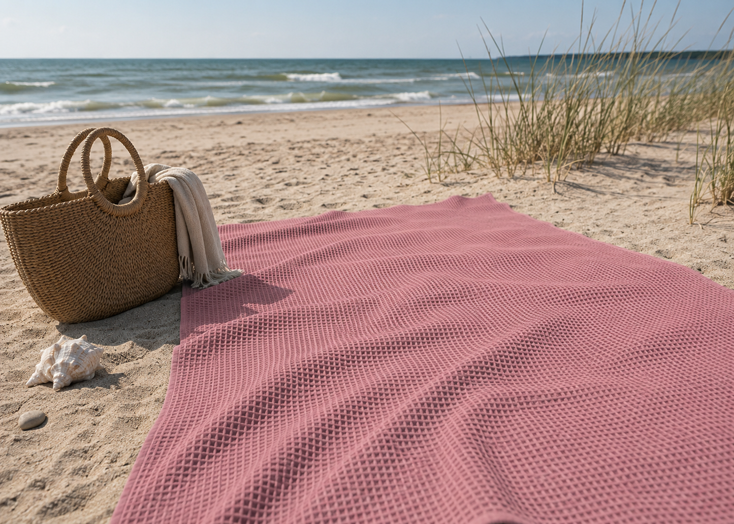 Beach Towel 140x200cm / DARK OLD PINK