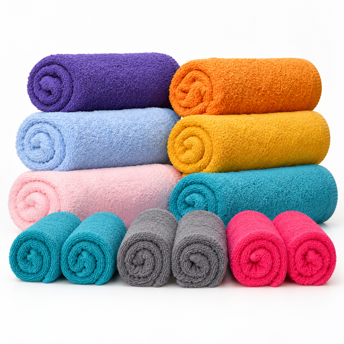 Rainbow – 12 Terry Towel Set