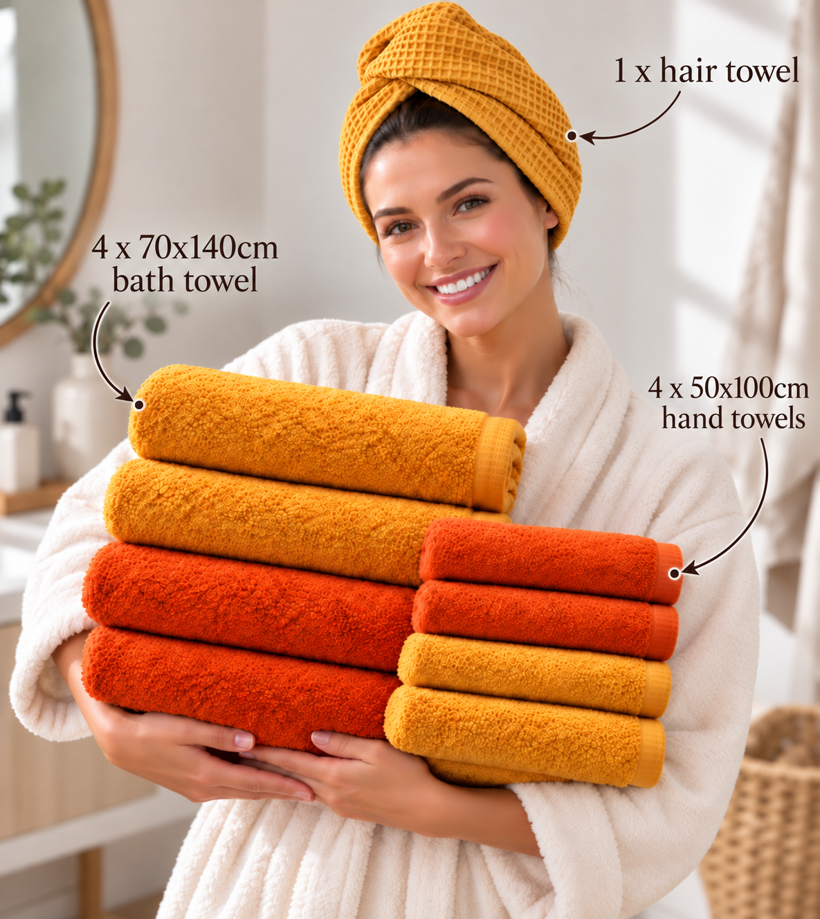 Citrus Fresh Base Set for 2 persons
