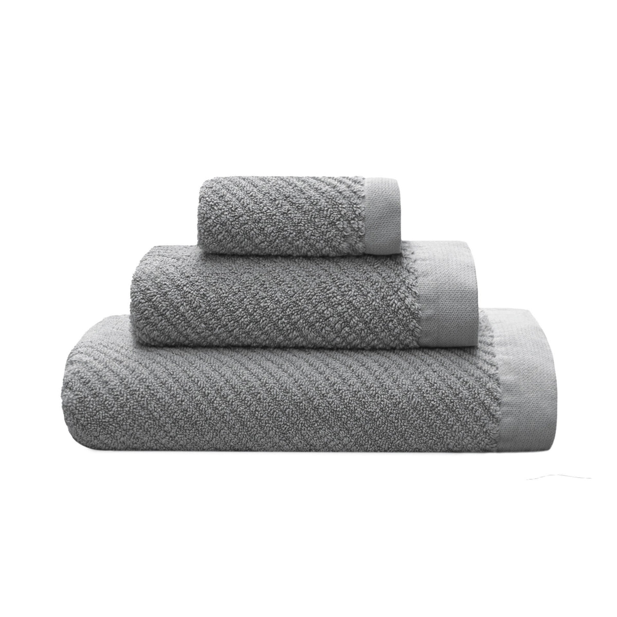 ESPIGA TOWELS - GREY SET OF 3