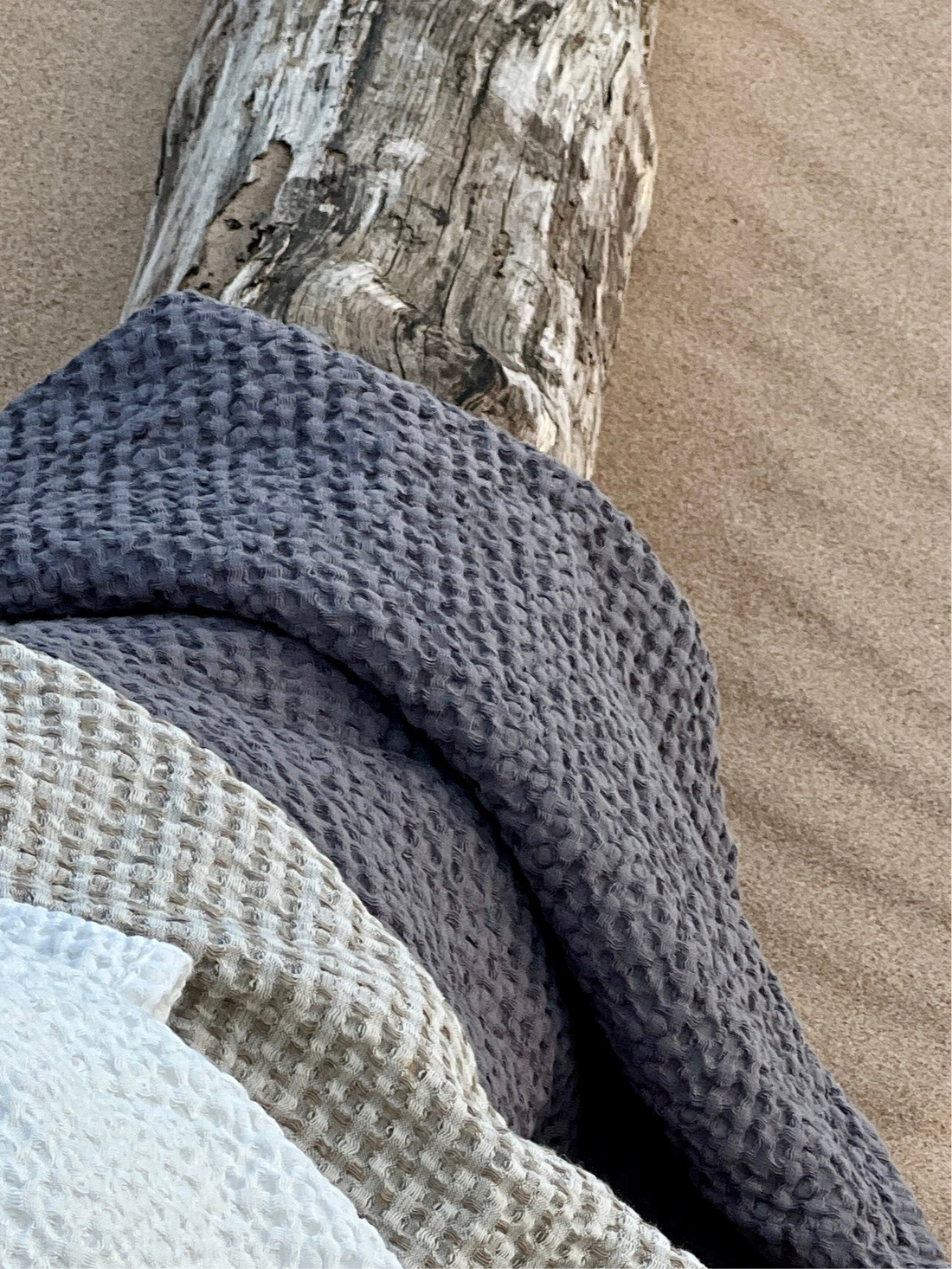 Linen Waffle Towels: A Cooler, Softer Alternative for Sauna and Bath