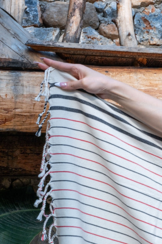 Beach Towel Alania - red