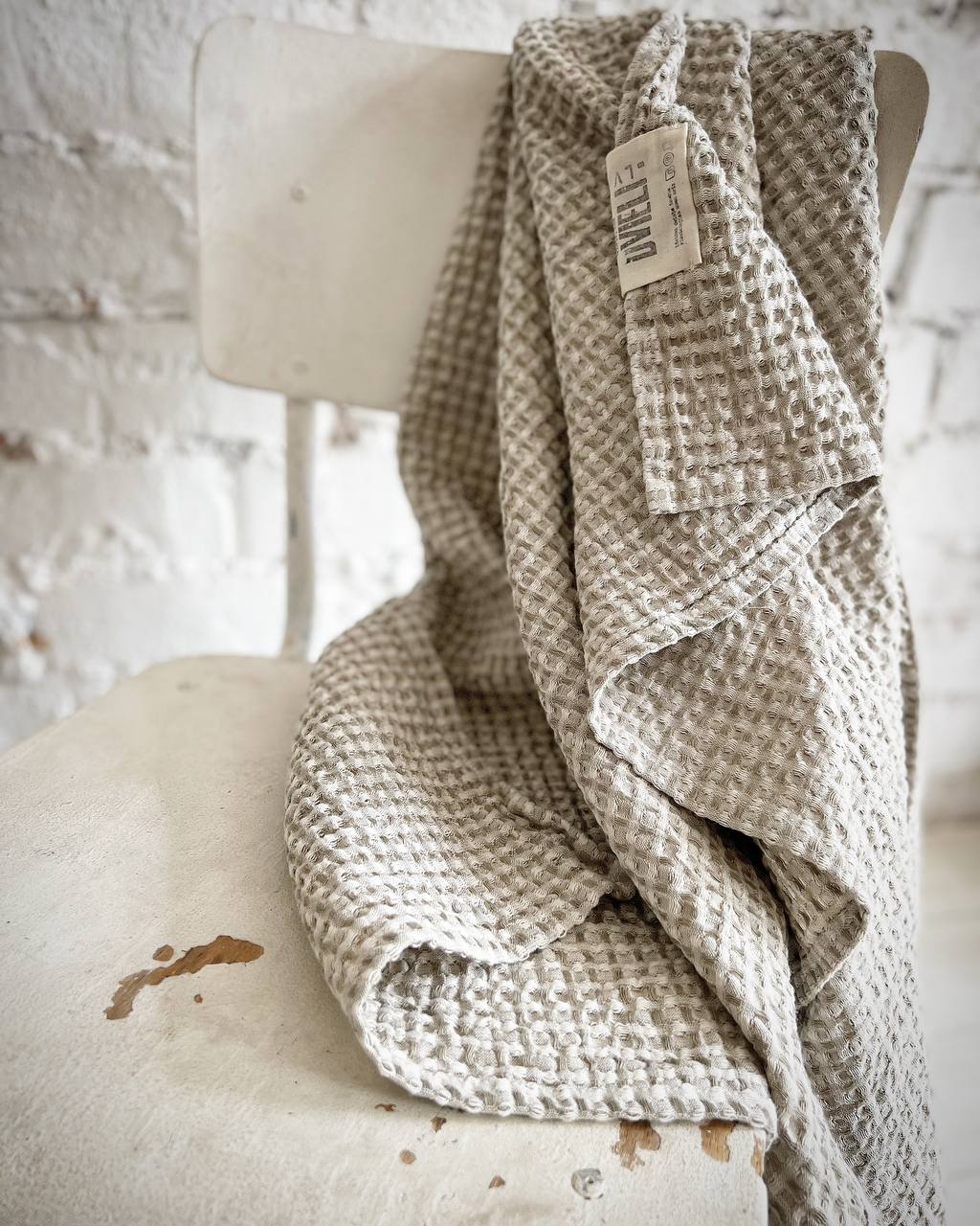 Linen sauna towel / 5 sizes / BROWN