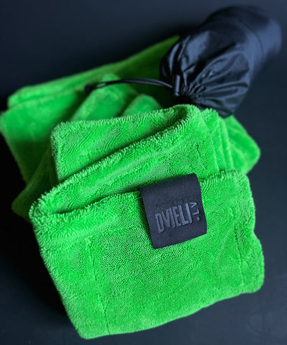 Car Body Towel 1200g, 40x60cm / Green