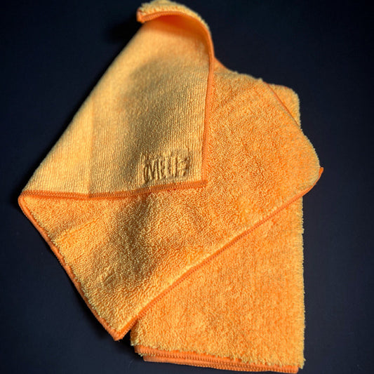 Automašīnu pulēšanas dvielis 350gsm, 27x37cm / oranžs - 2 gab.