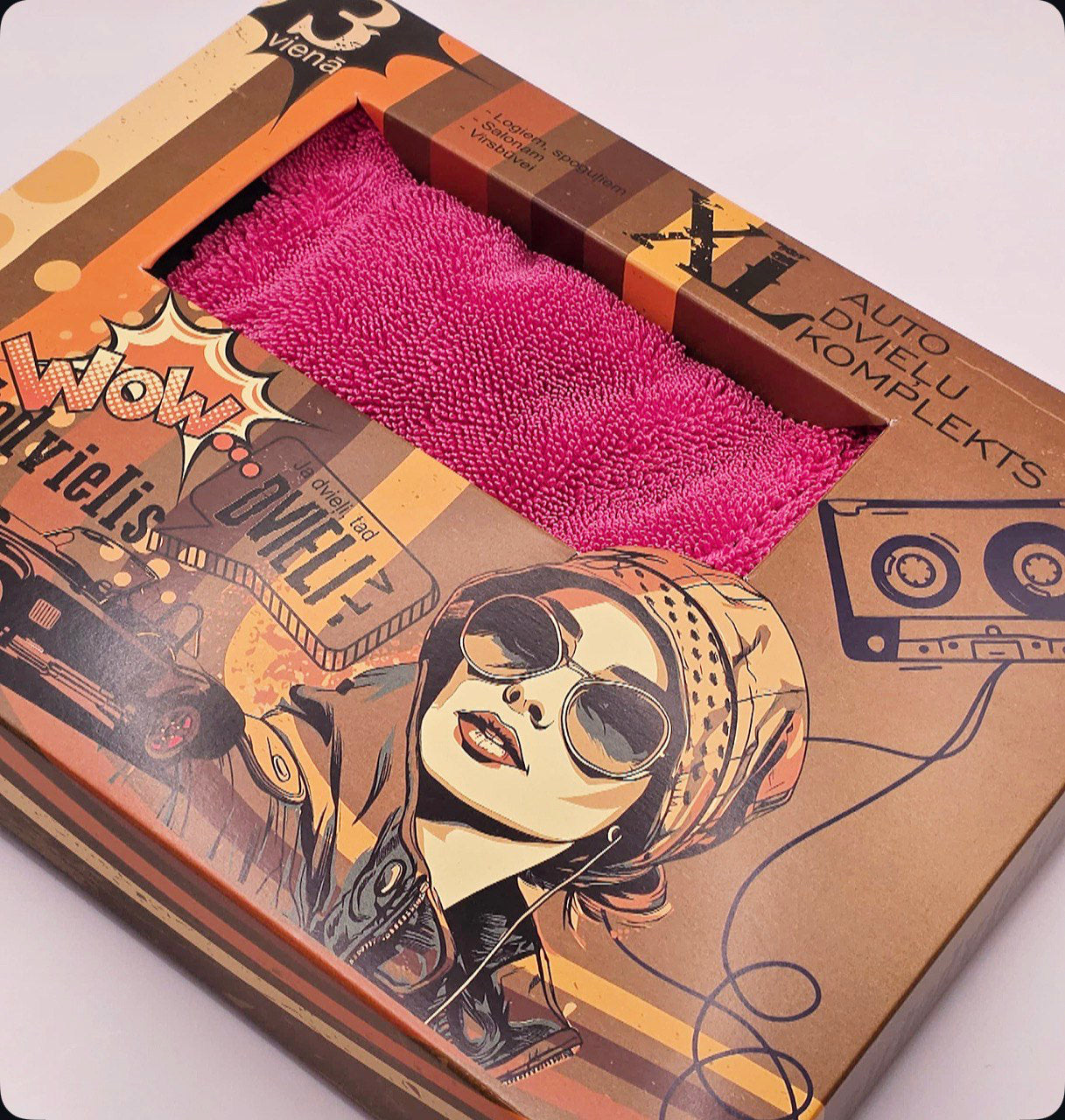 Automašīnas kopšanas komplekts - ROZĀ