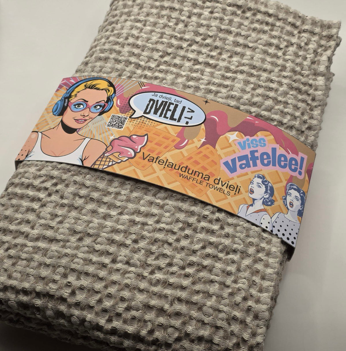 Linen sauna towel / 5 sizes / BROWN