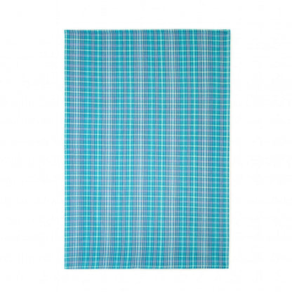 Virtuves dvielis - zili balti rūtains
