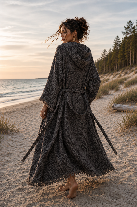 Cotton Bathrobe / GREY