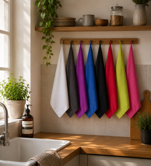 Kitchen towel - microfibre / various colours